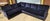 Contemporary Lillian August Blue Velvet Two-Piece Sectional Sofa For Sale - Image 3 of 9