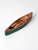 Mid-Century Handmade Wooden Canoe Model For Sale - Image 6 of 13