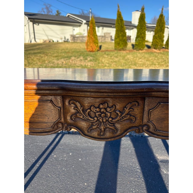 1970s 1970s Thomasville Sofa Console Table For Sale - Image 5 of 10