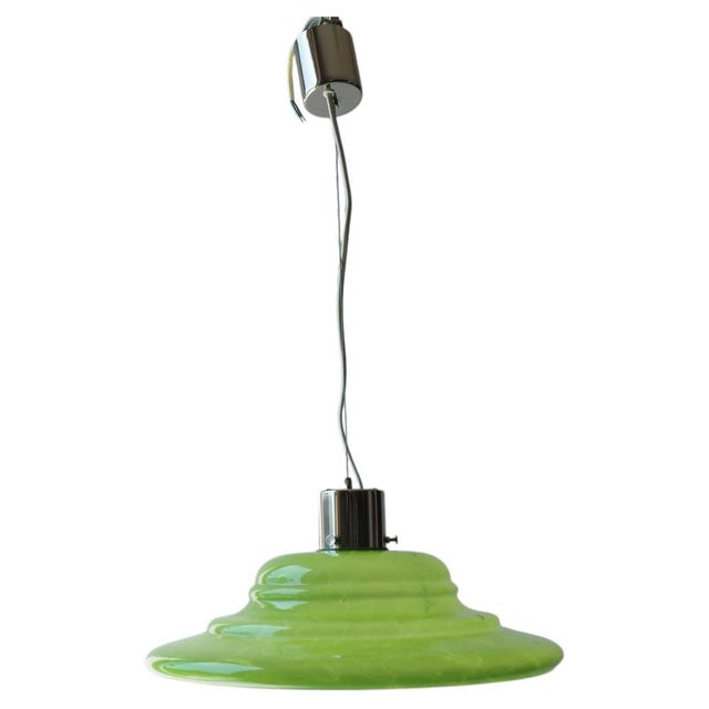 Mid-Century Glass Chandelier attributed to Stefan Tabery, Bohemia, 1960s. For Sale - Image 15 of 15