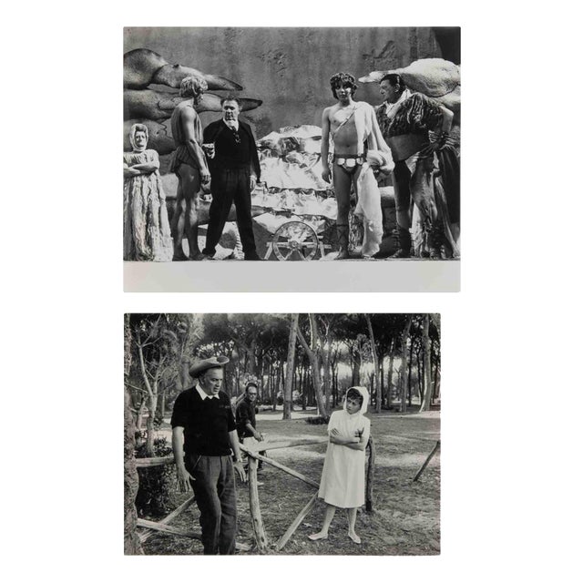 Unknown, Press Photographs from the Production of Fellini Satyricon, 1969, Gelatin Silver Print For Sale
