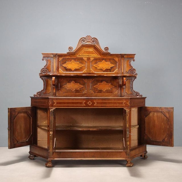 Umbertina Credenza in Walnut For Sale - Image 3 of 16