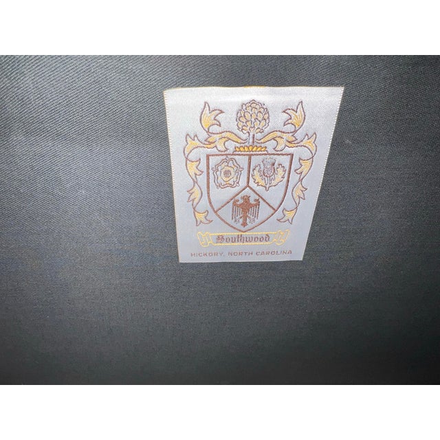 Vintage Southwood Camel Back Loveseat Sofa Settee For Sale - Image 11 of 12