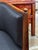 French Sofa or Settee in the Art Deco Style Upholstered in Black Linen For Sale - Image 9 of 14