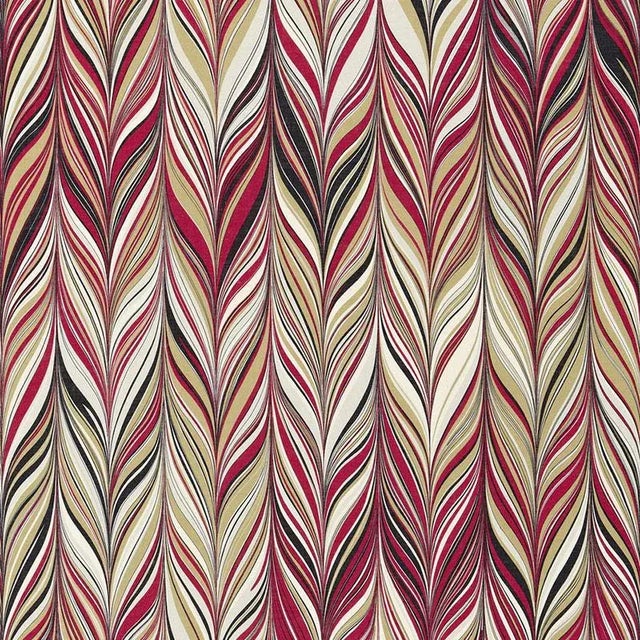 Sample- Schumacher X Mary Mcdonald Firenze Fabric in Ruby For Sale