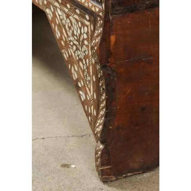 Rare antique 19th century mother of pearl inlaid blanket wedding chest. Very fine intricate, detailed, stunning...