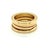 Contemporary Bvlgari B.zero1 Three-Band Ring in 18k Yellow Gold Size Eu 49 Us 4.5 For Sale - Image 3 of 6