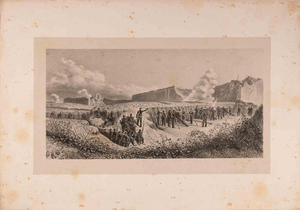 Auguste Raffet, Siège de Sebastopol, Lithograph, 1859