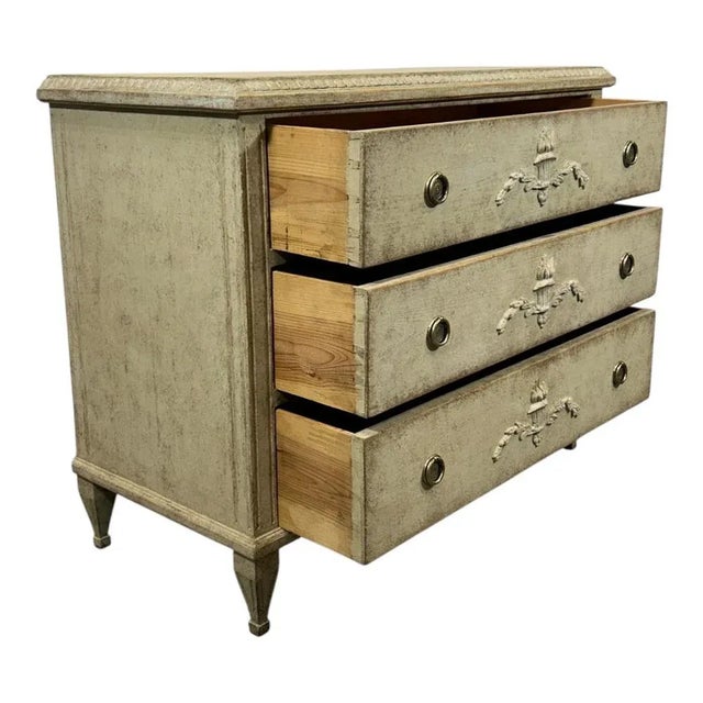 Gustavian-Style Chest of Drawers For Sale - Image 4 of 8