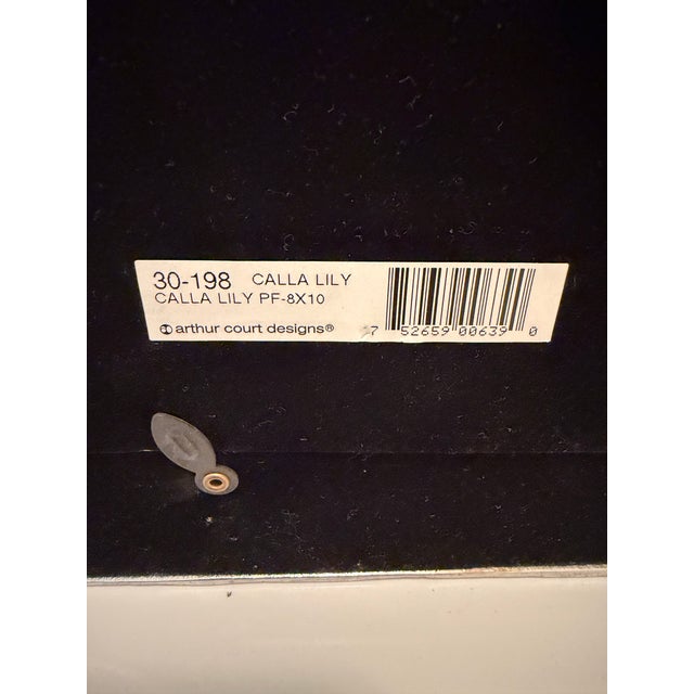 Vintage 1992 Ralph Lauren Style Arthur Court Calla Lily 8 X 10 Picture Frame For Sale In Chicago - Image 6 of 6