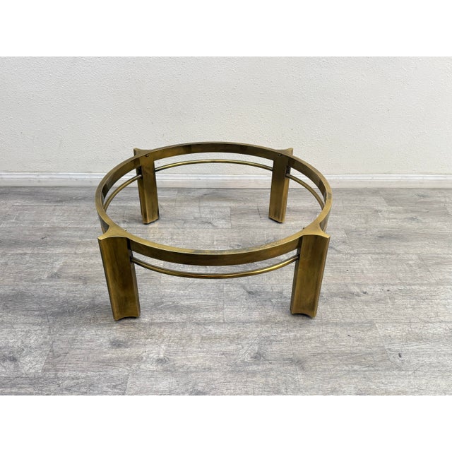 Brass Coffee Table For Sale - Image 9 of 11