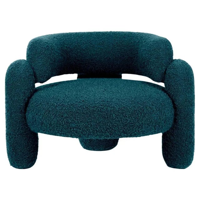 Embrace Cormo Azure Armchair by Royal Stranger For Sale - Image 10 of 10