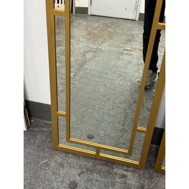 Design Plus Gallery presents a Pair of Benedict Mirrors from Cooper Classics. The rectangular mirror frame is composed of...