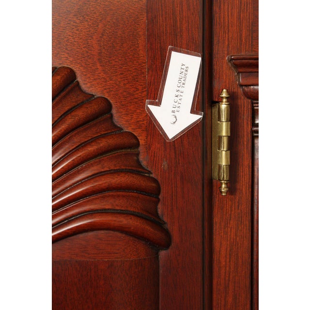 Kindel Winterthur Reproduction Mahogany Secretary Desk For Sale - Image 12 of 18