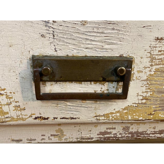 Wood Stainless Steel and Pine Country Kitchen Work Table For Sale - Image 7 of 16