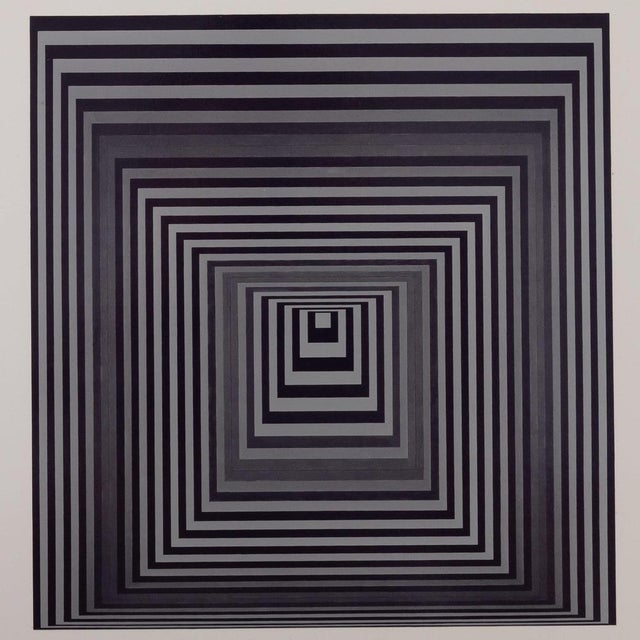 Victor Vasarely (1906-1997) VONAL-4 Heliogravure after a work by the artist On heavy paper, 27 x 27 cm (approx. 11 x 11...