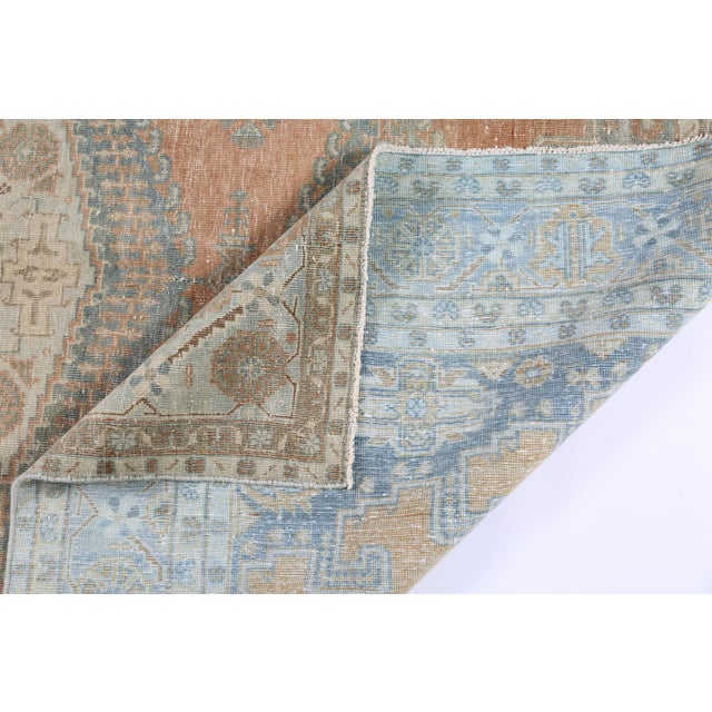 Mid 20th Century Handwoven Vintage Floor Rug -7' 2'' X 10' 4'' For Sale - Image 5 of 8