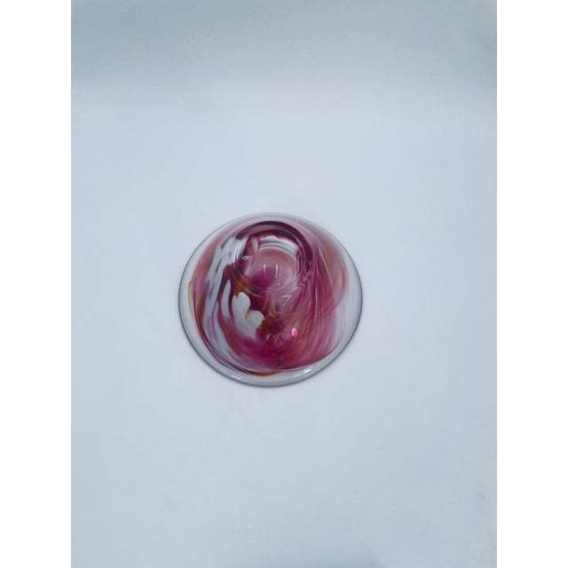 1980s Tempera Art Bowl by Anna Ehrner for Kosta Boda, 1985 For Sale - Image 5 of 9