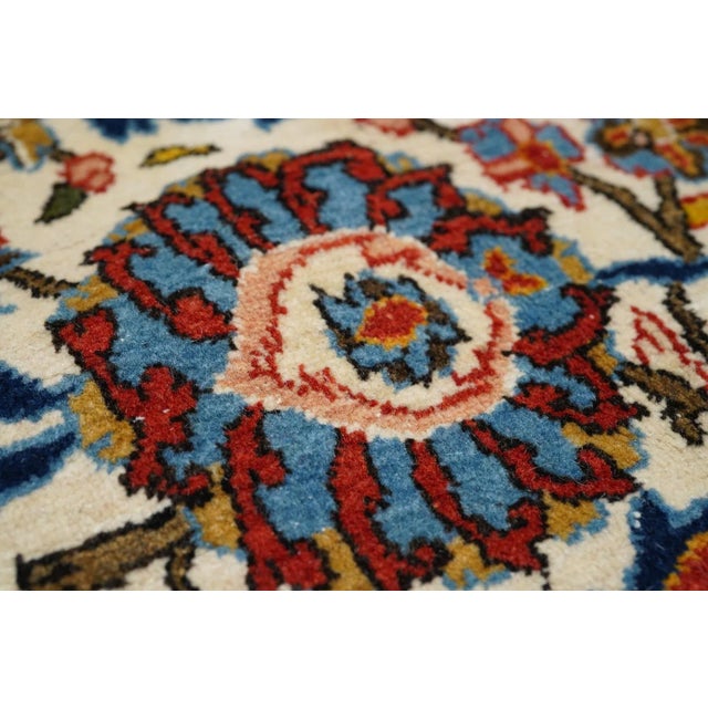 Textile Vintage Qum Rug 7'4'' X 10'1'' For Sale - Image 7 of 11