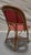 Late 20th Century Vintage Red French Bistro Chair For Sale - Image 4 of 8