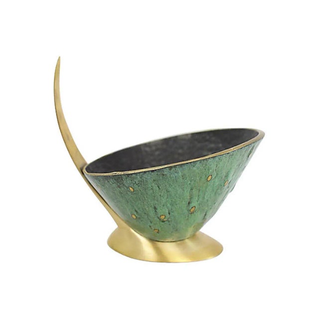Mid-Century Modern Mid-Century Modern Brass Catchall For Sale - Image 3 of 7