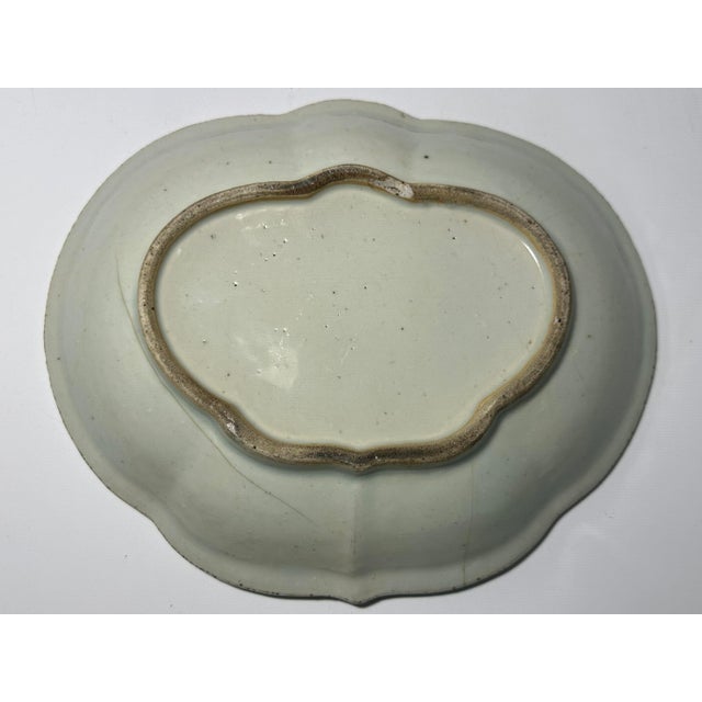 Antique Chinese Canton Blue & White Vegetable Dish, c. 1860 For Sale - Image 6 of 10