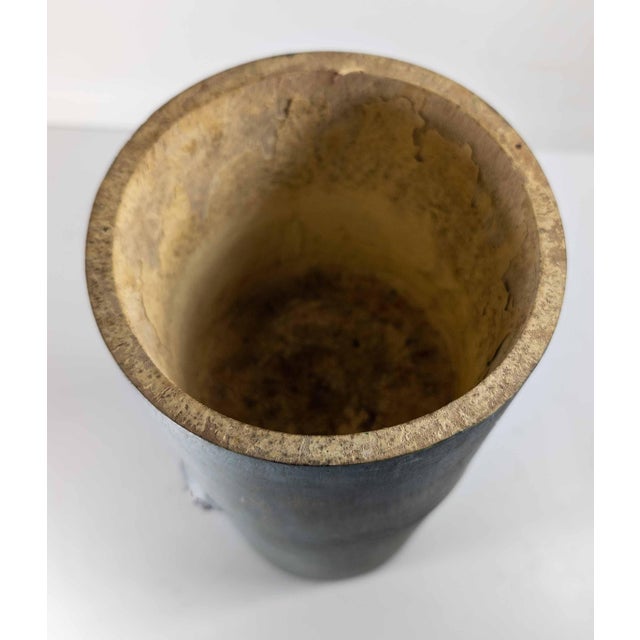 19th or 20th Century Blue Green Painted Object, Grain Measure For Sale - Image 13 of 14