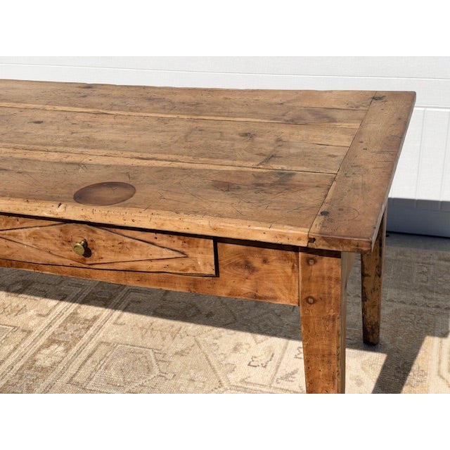 18th Centry French Provincial Walnut Prep Table With Drawers For Sale - Image 4 of 10