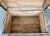 Brown Antique Wood Humpback Steamer Trunk For Sale - Image 8 of 8