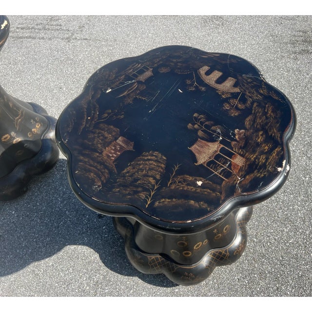 Maitland - Smith Dining Table Bases in the Manner of Maitland Smith - Set of 2 For Sale - Image 4 of 10