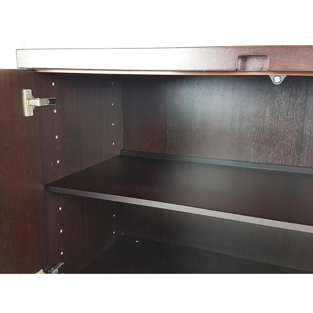 Wooden and Marble Chest of Drawers by Vico Magistretti for Poggi, 1970s, Set of 2 For Sale - Image 11 of 15