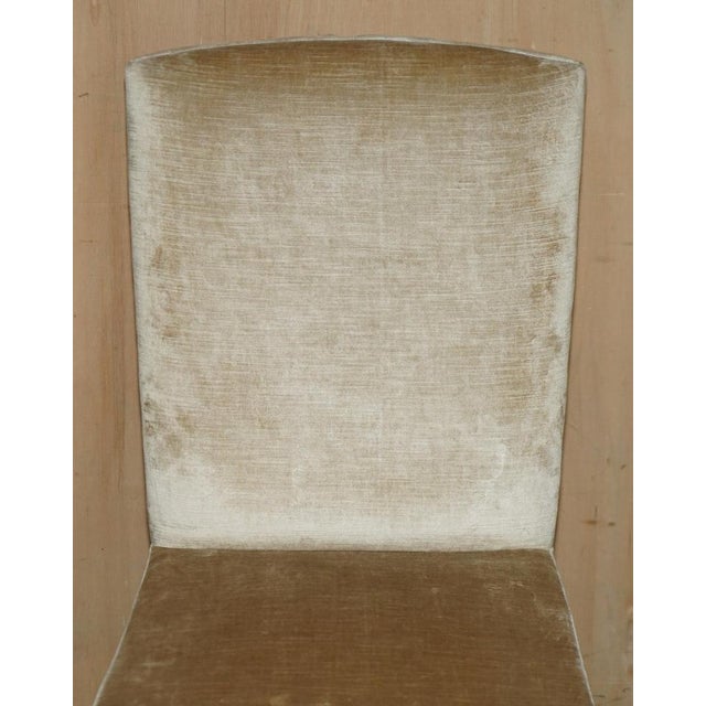 Chesterfield Dining Chairs in Tufted Velvet Upholstery from Fendi Casa, Set of 4 For Sale - Image 4 of 18
