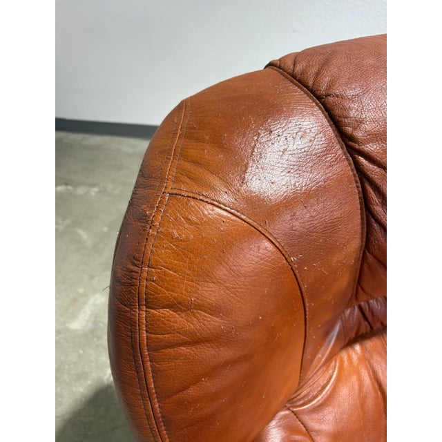 European Leather & Oak Sofa Set For Sale - Image 16 of 18