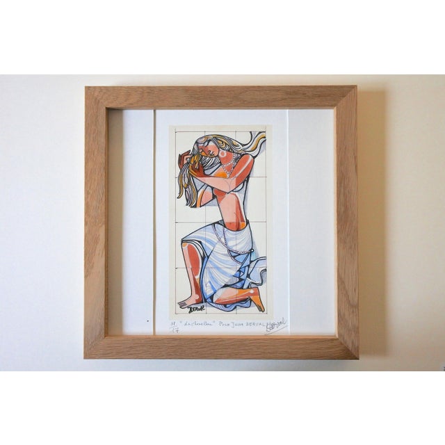 Paper Lithograph Print by Jean Derval For Sale - Image 7 of 7