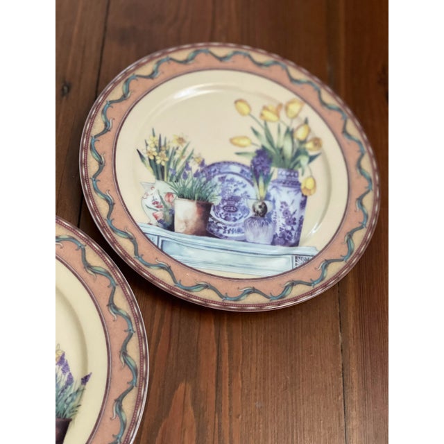 Email De Limoges by I Godinger Dessert Plates- Set of 5 | Chairish