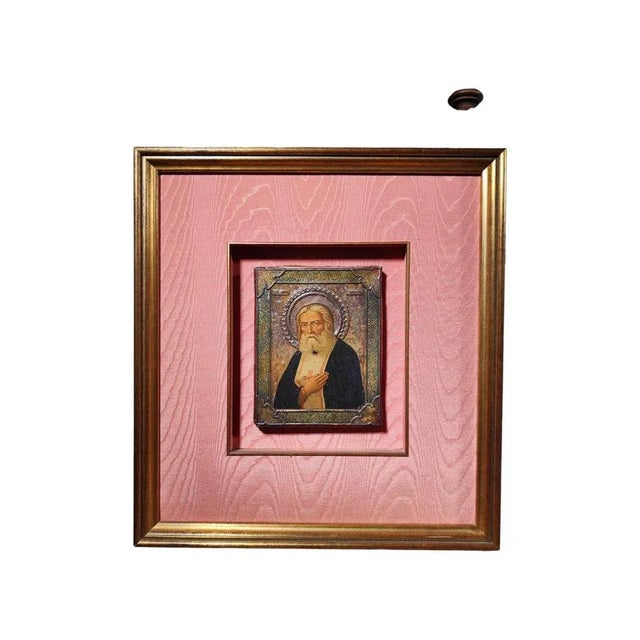 Framed Icon, 1880s For Sale - Image 4 of 7