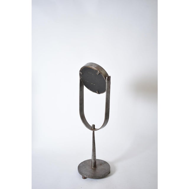 Brutalist Brutalist Table Mirror in Wrought Iron, 1960s For Sale - Image 3 of 5