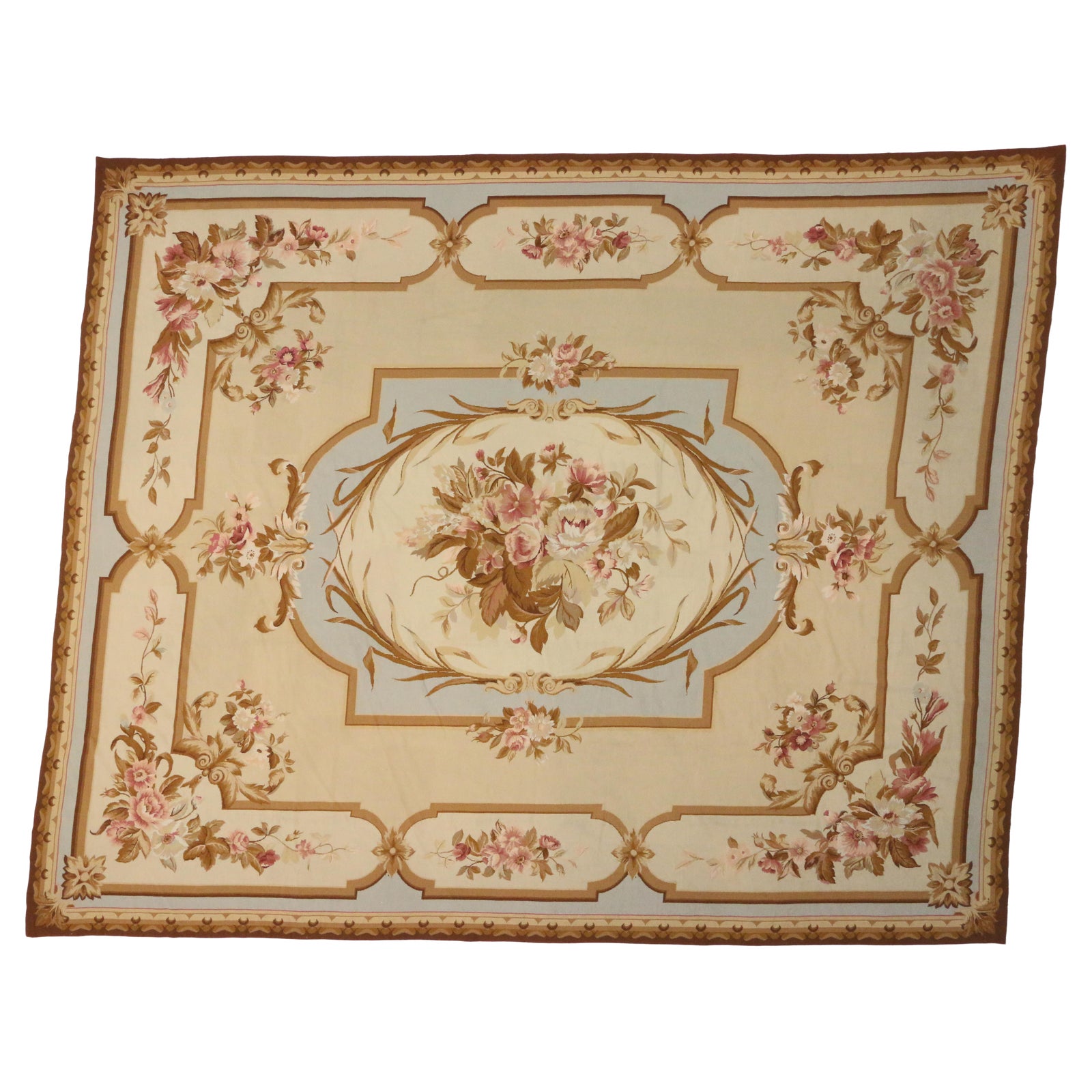 1970s Vintage Needlepoint Rug - 12′4″ × 15′ | Chairish