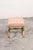 An elegant marriage of classical form and refined Italian craftsmanship, this vintage curule-style stool captures the...