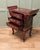 Chinoiserie Red Lacquer Temple Cabinet, 1980 For Sale - Image 6 of 9
