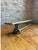 10-Foot Antique Industrial Maple Butcher Block & Cast Iron Locker Room Bench For Sale In Chicago - Image 6 of 16