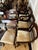 Collection of Mid Century Wooden Dining Chairs With Yellow Cushions- Set of 8 With 2 Captains Chairs For Sale - Image 4 of 5
