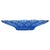 Vintage French Fruit Bowl in Blue Pressed Glass, 1960s For Sale - Image 3 of 15
