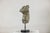 Late 20th Century Late 20th Century Small Male Torso Bronze Sculpture on Circular Marble Base For Sale - Image 5 of 15