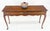 Solid Cherry Queen An Style Two Drawers Low Profile Console Table MINT For Sale - Image 11 of 16