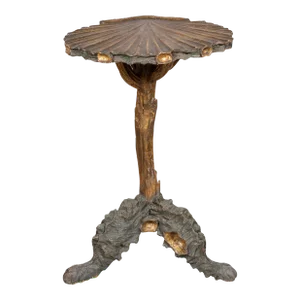 Venetian Gilded And Painted Grotto Table