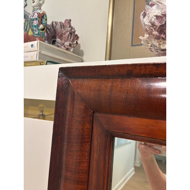 Mid-19th Century American Empire Mahogany Wall Mirror For Sale - Image 11 of 16