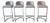 Modern Chrome Bar Stools by Restoration Hardware For Sale