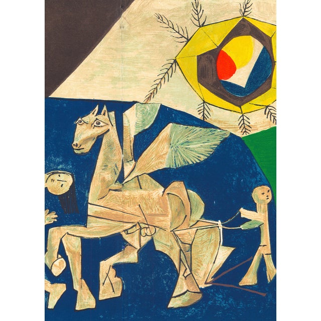 Pablo Picasso 1954 Pablo Picasso Lithograph "La Paix" (The Peace) For Sale - Image 4 of 7