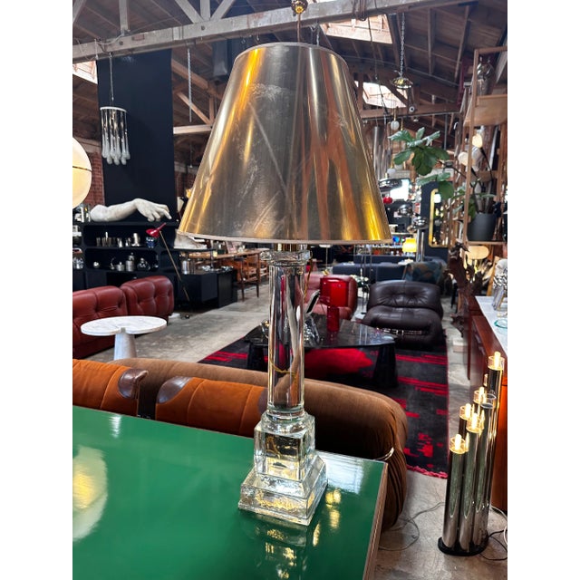 Mid-Century Modern Mid Century Italian Fully Glass Table Lamp by Seguso 1960s For Sale - Image 3 of 7